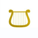 Angel Costume Accessory Angel Headband Harp Prop Gold Harp Feathered Headband Costume Cosplay for Women Holiday Party Dress up Accessory Gift