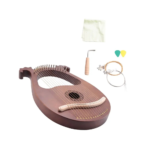 CGDS-Lyre Harp, 16 String Mahogany Body String Instrument Body Instrument With Tuning Wrench And Spare Strings