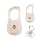 DIY 7-String Lyre Harp Kit – Basswood Musical Instrument with Accessories
