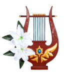 Venti Cosplay Harp Bow Prop – Genshin Impact West Wind Replica Instrument