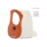 VANPHY 7-String Mahogany Lyre Harp – Portable Classical Instrument with Bag & Accessories