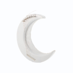 Moon Lyre Harp 7 String Wooden Mini Crescent Shaped Harp Portable Music Instrument Compact Design Easy Tuning Tool for Beginners