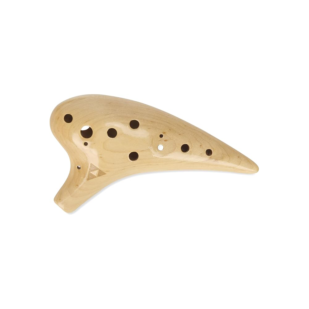 OcarinaWind 12 Hole Maple Wooden Ocarina – Alto C Tenor C, Musical Instrument Gift for Game Lovers 12-Hole Maple Wooden Ocarina – Alto/Tenor C Gift Instrument - Image 1