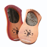 Solid Wood 7 Strings Lyre Harp Sound Healing Professional 10-note Small Harp Beginner Adult Stringed Musical Instrument